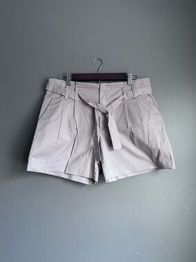 Michael Kors High-Waisted Relaxed Fit Cotton Shorts – Size 6